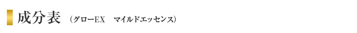 成分表