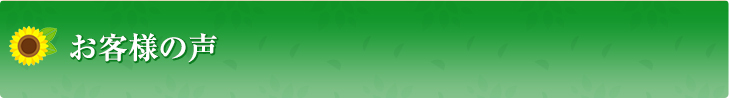 お客様の声
