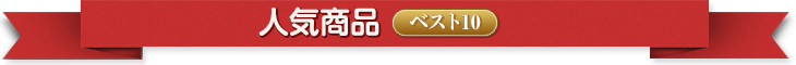 人気商品ベスト10